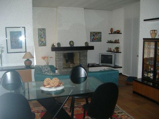 soggiorno con camino